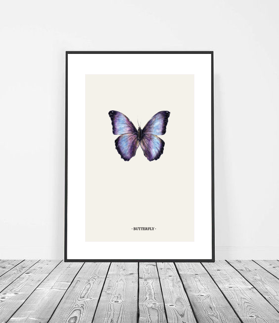 Butterfly art print image 1