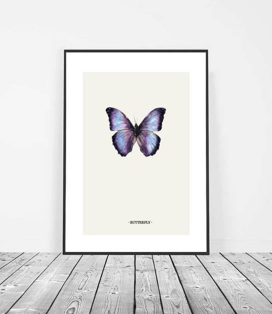 Butterfly art print image 1
