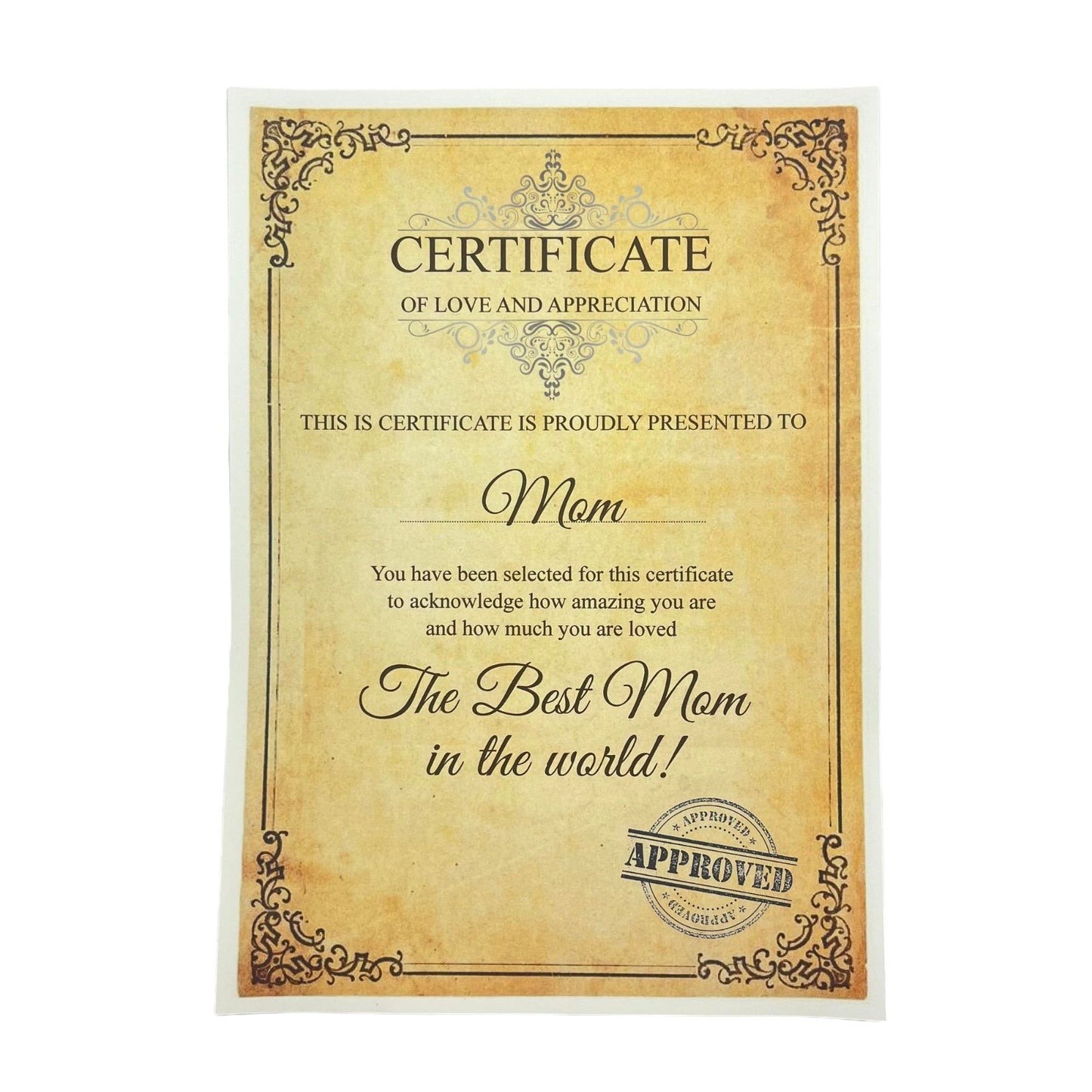 A4 Certificate of Love and Appreciation image 0
