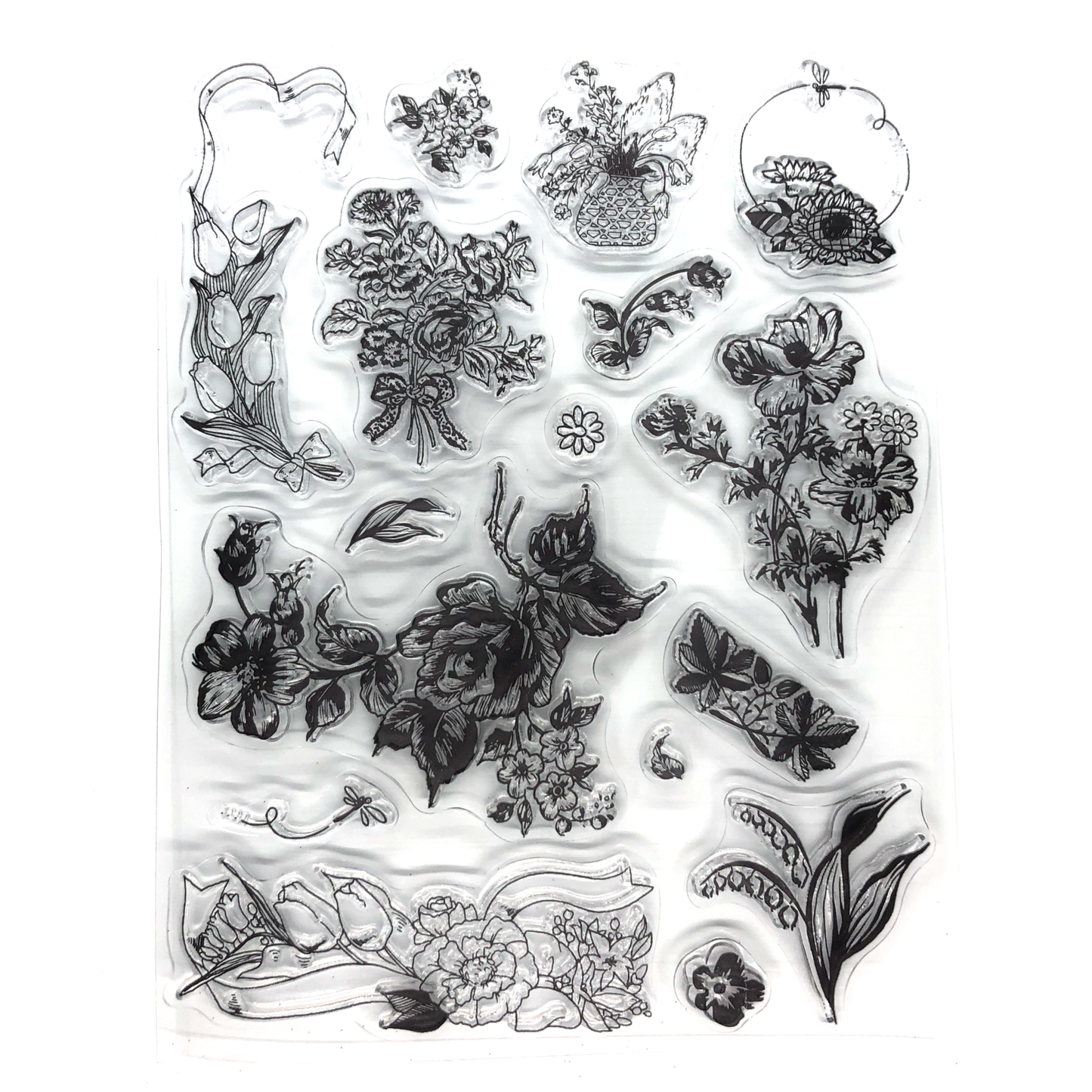 Floral stamp set image 0