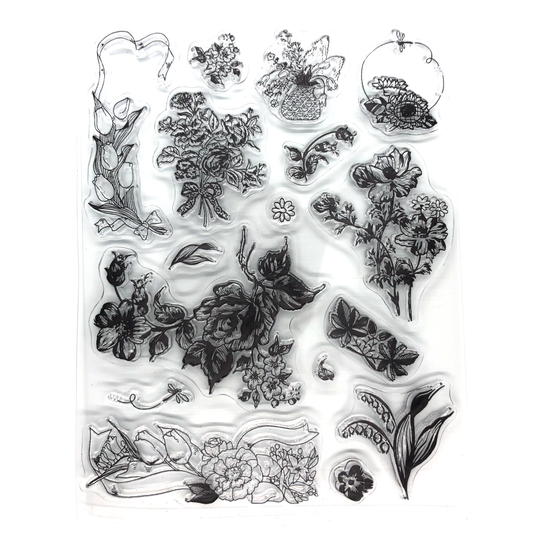 Floral stamp set image 0