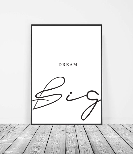 Dream big art print image 1