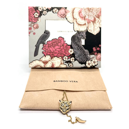 Snow leopard necklace image 1