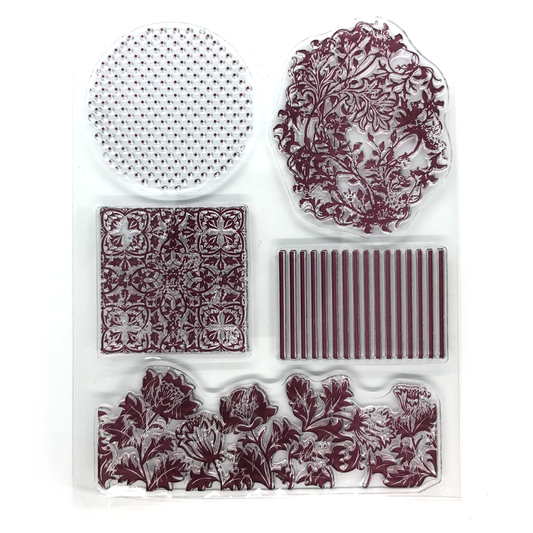 Floral and texture stamp set image 0