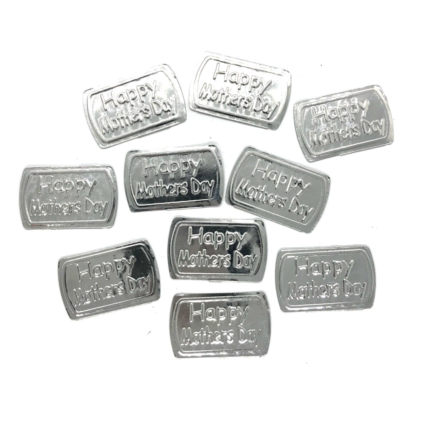 10 x Metal Happy Mothers Day toppers image 0