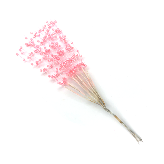 12 x Baby pink pearl sprigs image 0