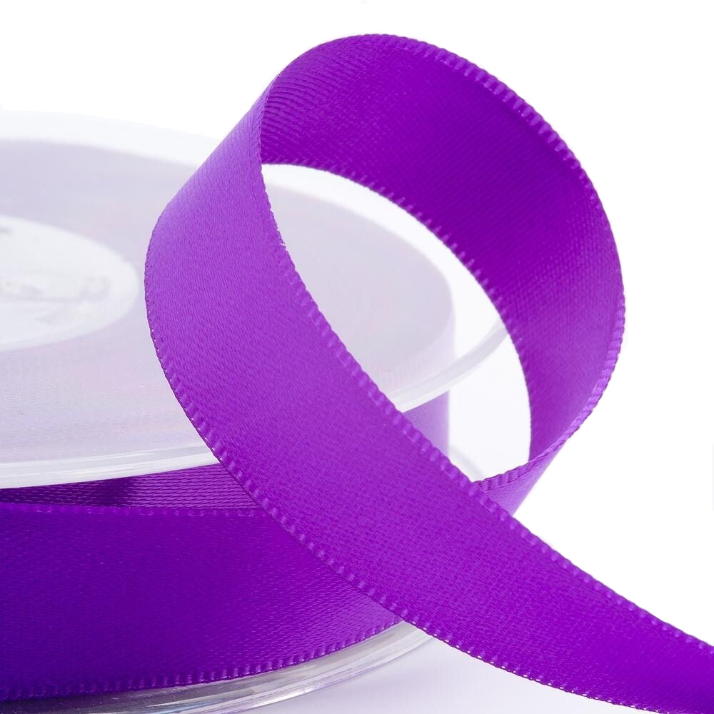3mm Purple satin ribbon image 0