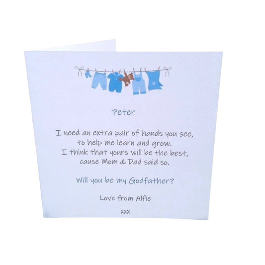 Will you be my Godmother/Godfather Card