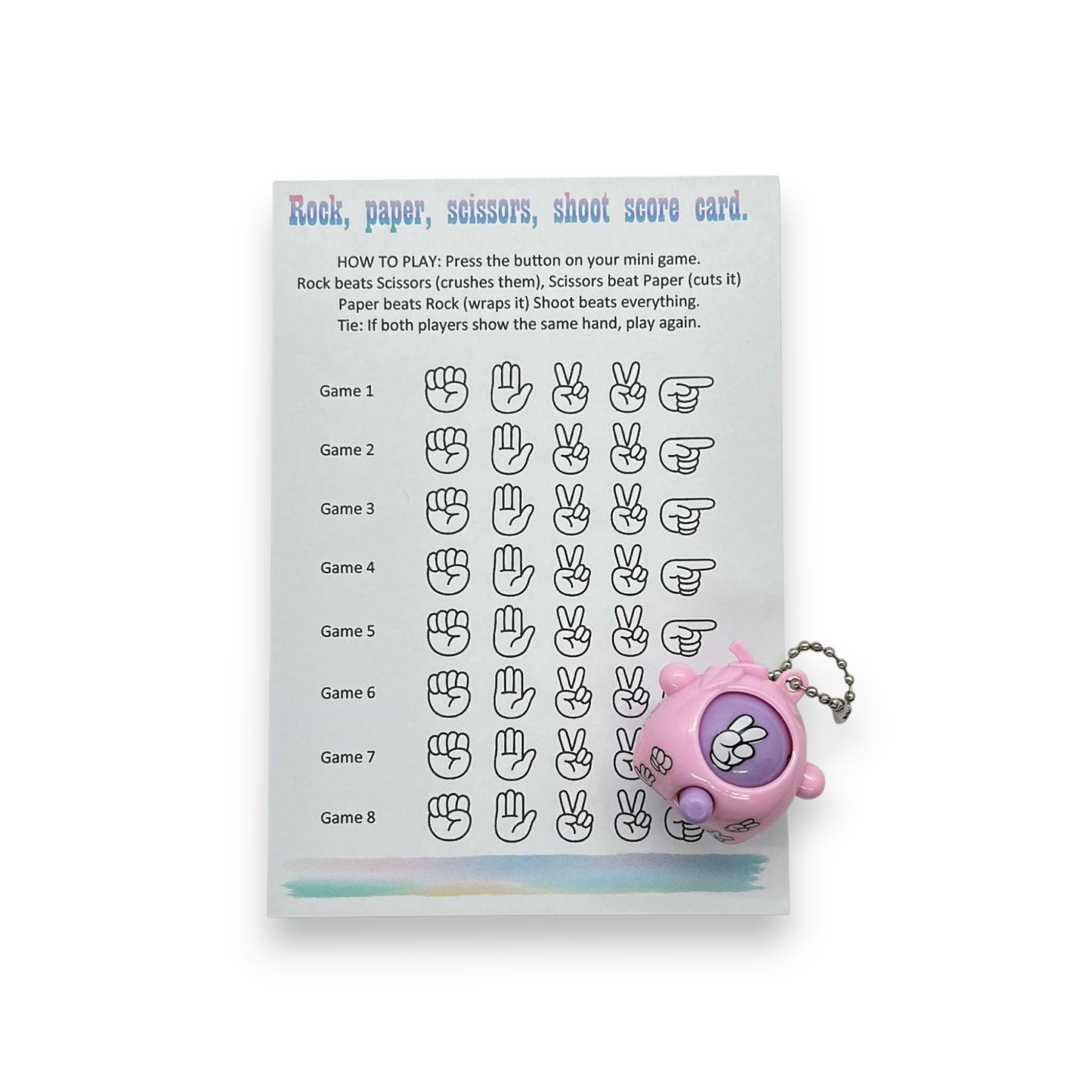 Rock paper scissors mini game