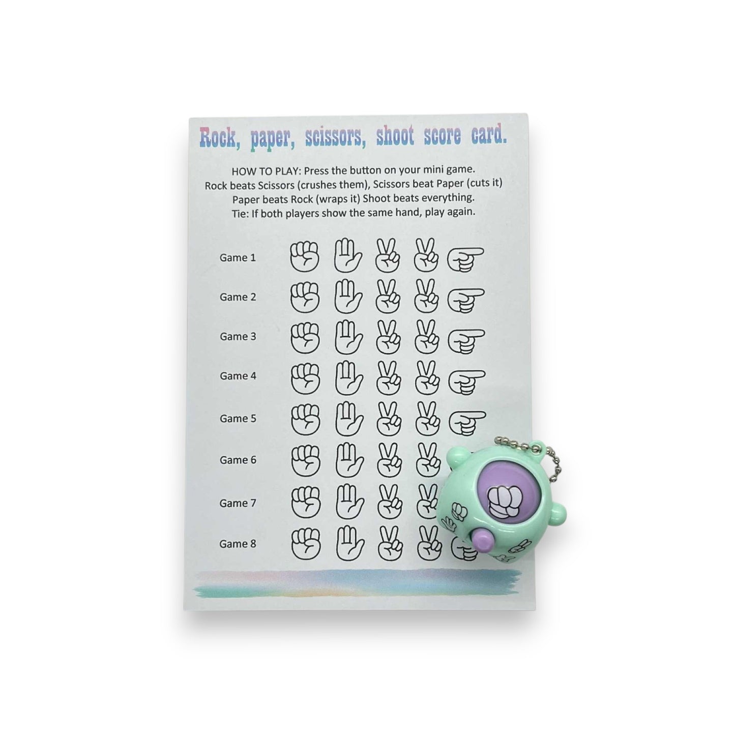 Rock paper scissors mini game