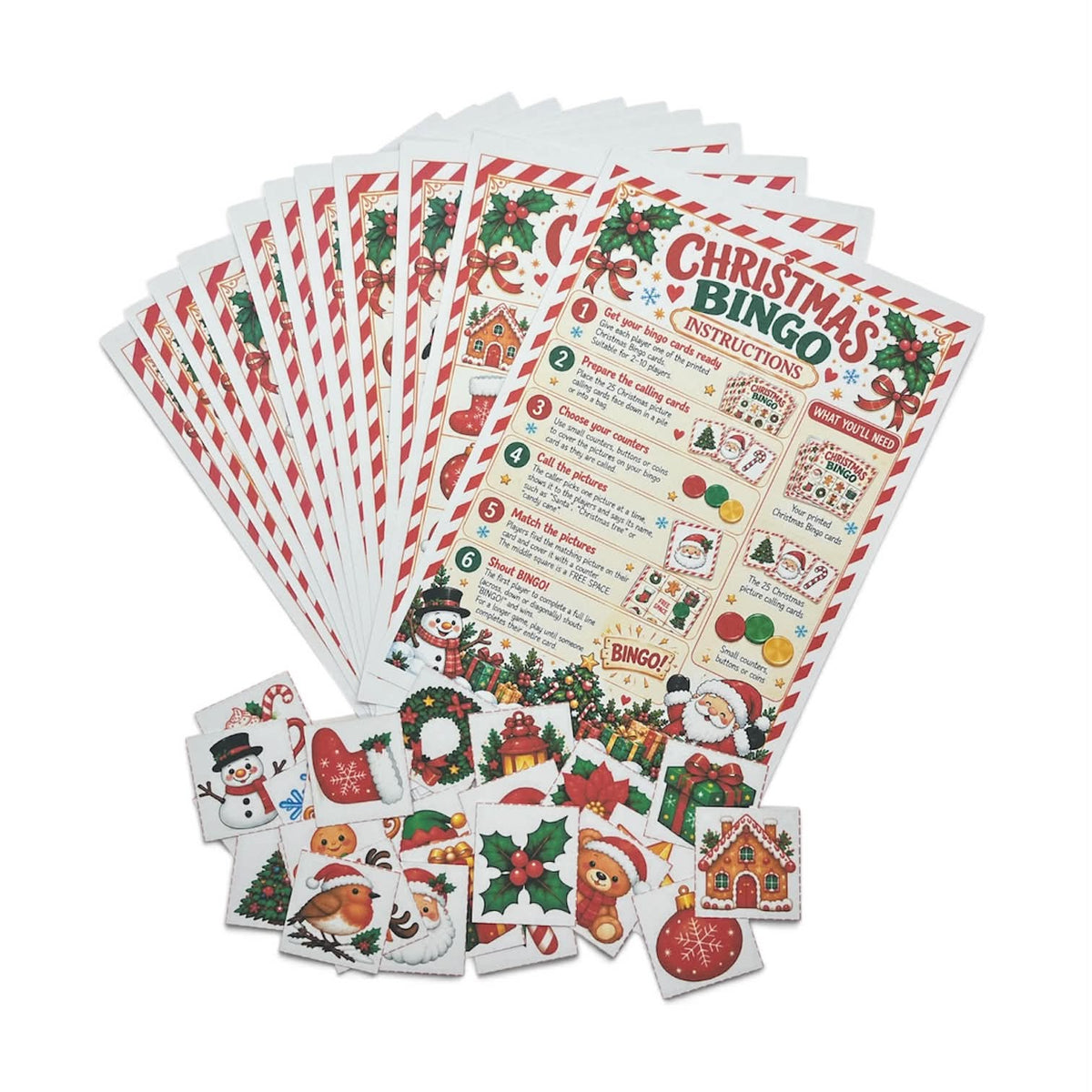 Christmas bingo game