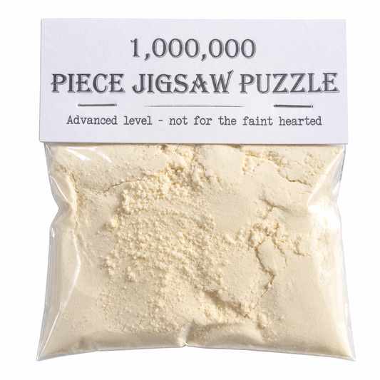 1,000,000 Piece Jigsaw Puzzle – Funny Novelty Joke Gift