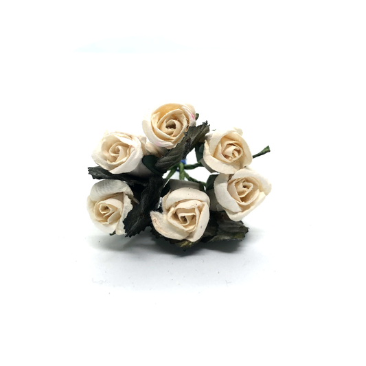 12 x Ivory tulip roses image 0