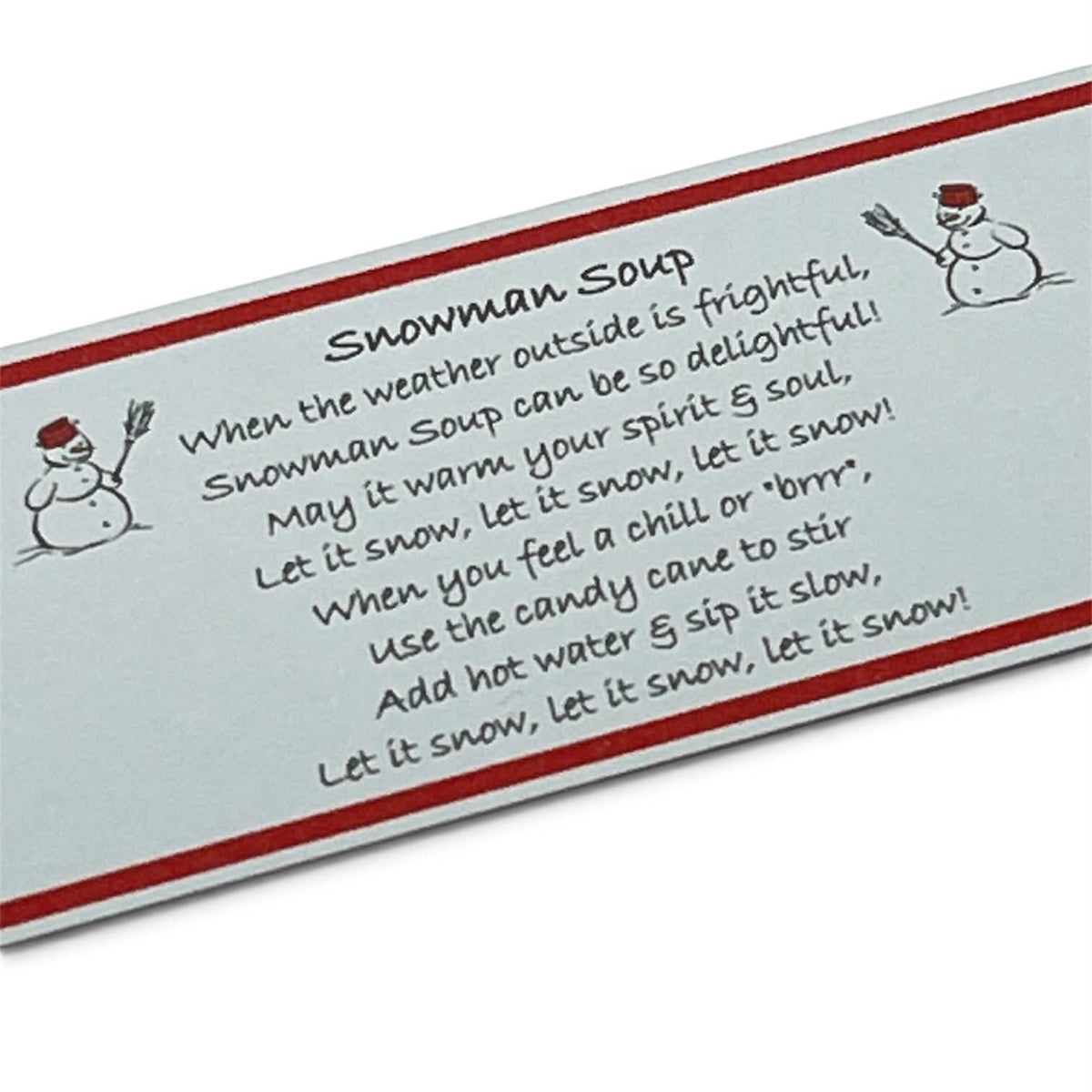 10 x Snowman Soup Gift Tags – Christmas Hot Chocolate Labels