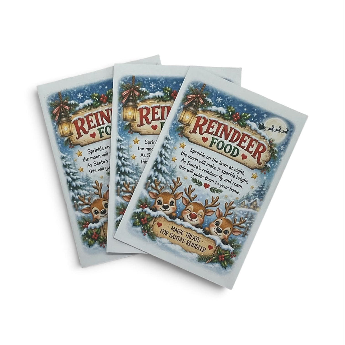 Reindeer food envelopes
