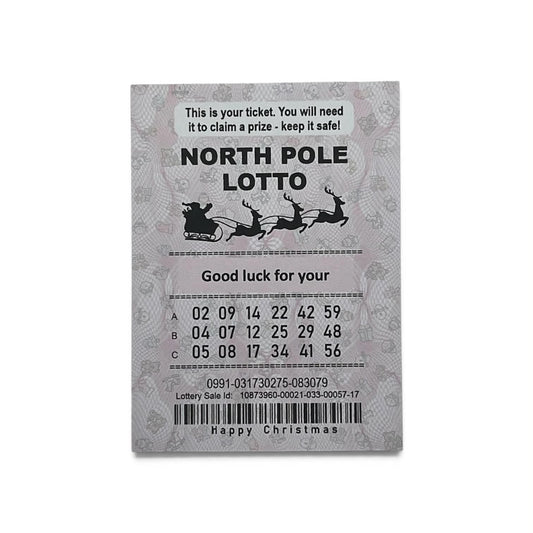 10 x North Pole lottery tickets