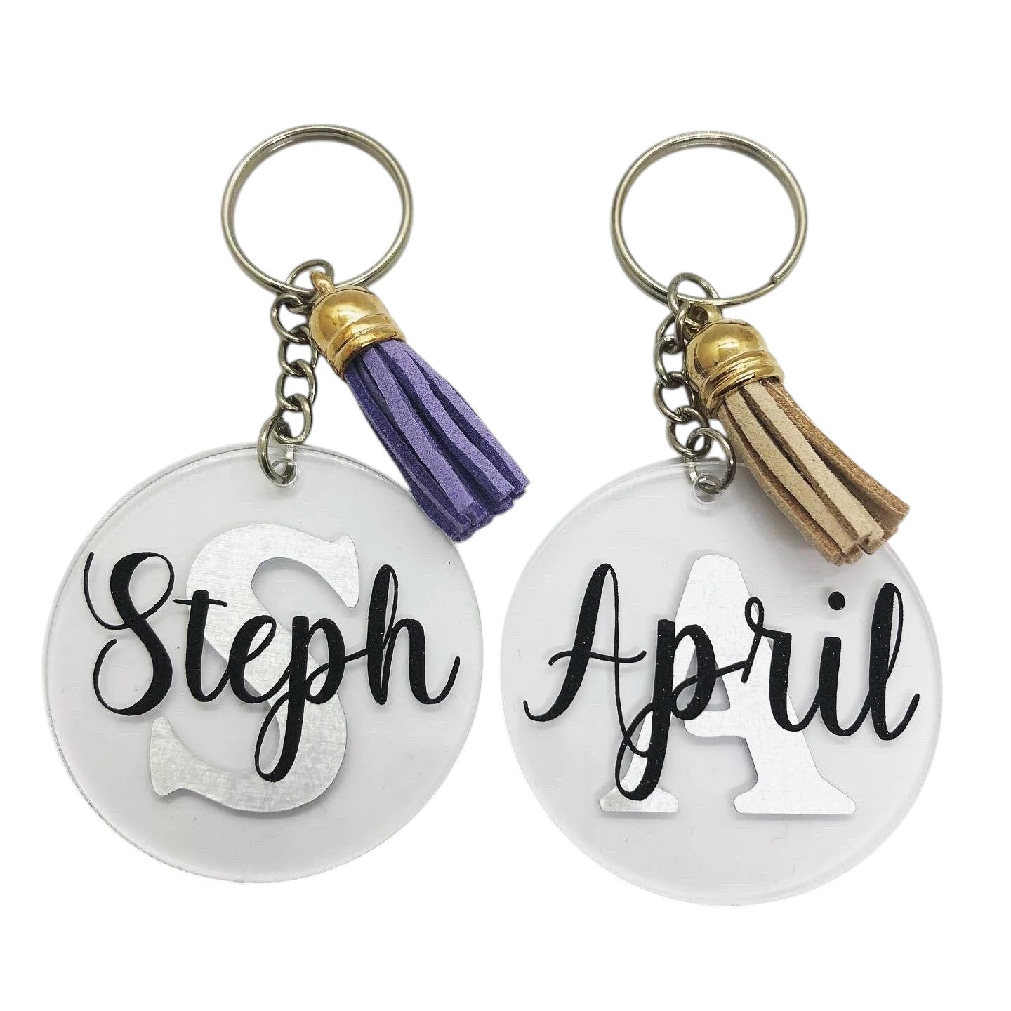 Personalised keyring image 2