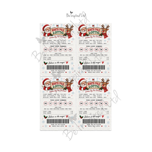 North Polo lotto tickets (digital download)