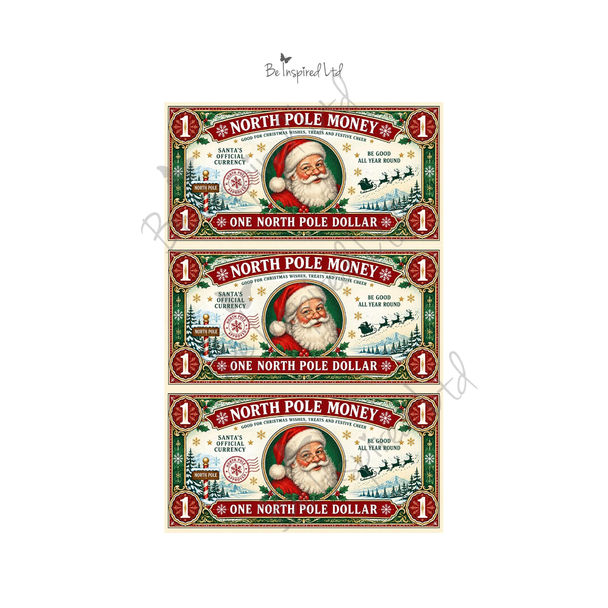 North Pole money (digital download)