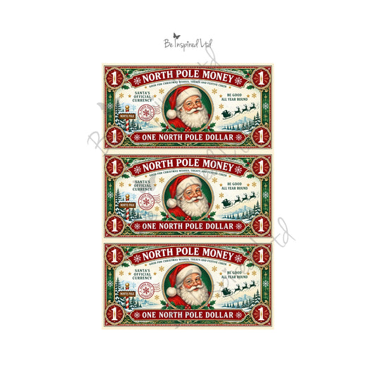 North Pole money (digital download)