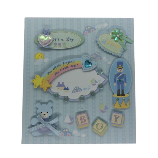 Baby boy themed embellishments image 0
