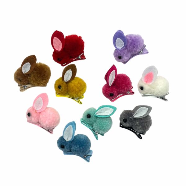 Bunny rabbit hairclips