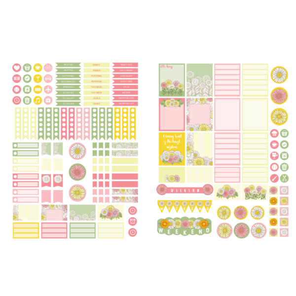 Journal/planner stickers